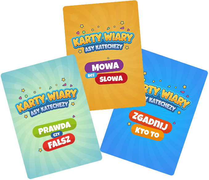 Karty Wiary - różne warianty kart do gry